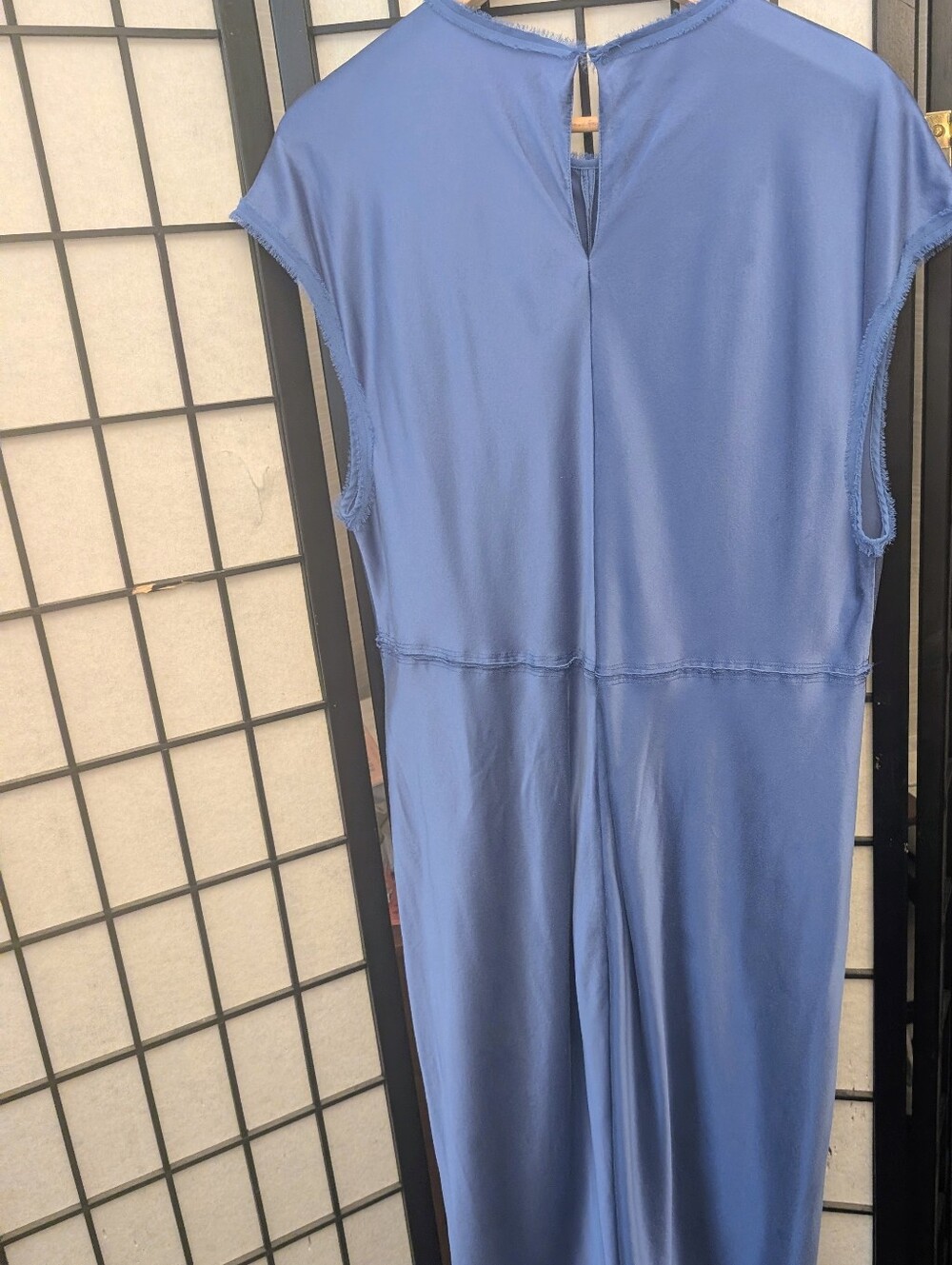 Banana Republic Satin Midi Dress in Blue - Picture 7 of 11